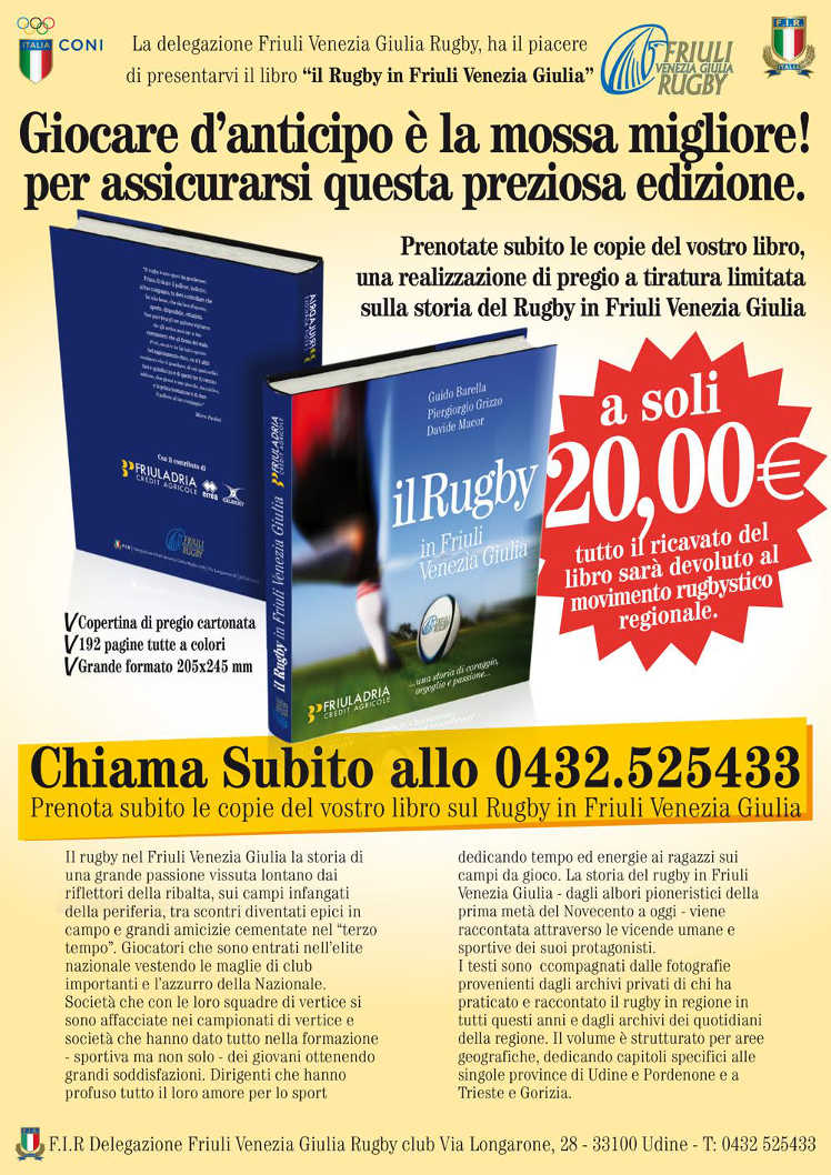 storia del rugby in fvg - prenotazioni x sito